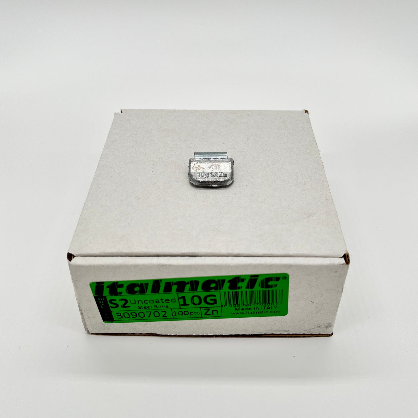 Italmatic - Contrappeso universale in zinco S/2 10 Grams 100 pcs.