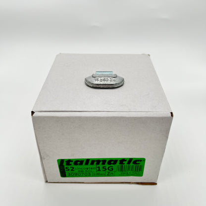 Italmatic - Contrappeso universale in zinco S/2 15 Grams 100 pcs.