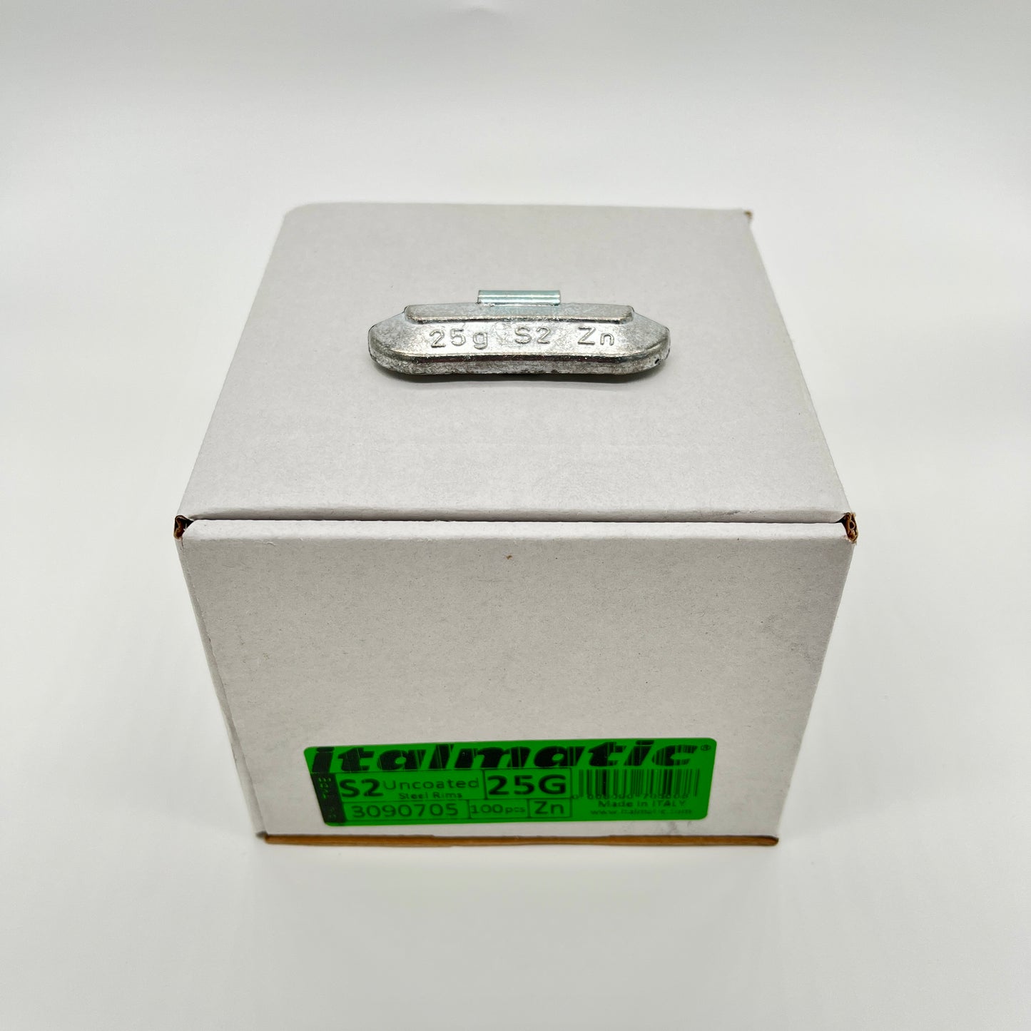 Italmatic - Contrappeso universale in zinco S/2 25 Grams 100 pcs.