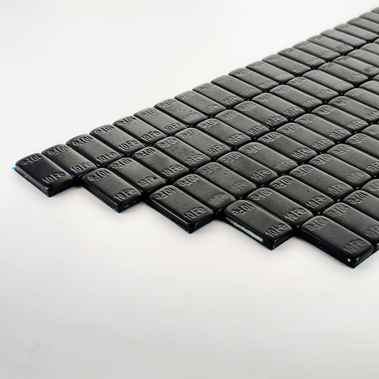 ITALMATIC - Barretta Adesivi 120 gr. SUV ( 10x12 gr.) BLACK (50 pz.) cod.3090886B