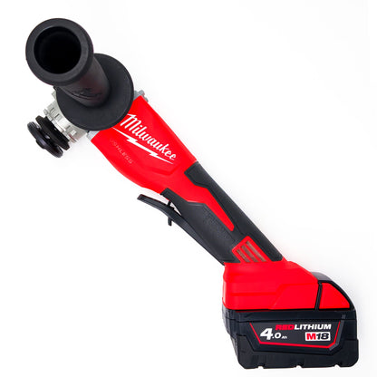 Smerigliatrice angolare M18 BLSAG125XPDMC-402XBrushless 125 mm con avvio a paletta