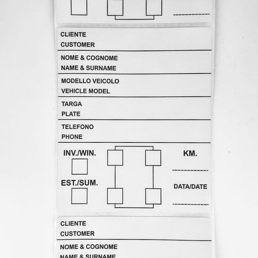 Italmatic - ETICHETTE PER PNEUMATICI (1000 pz.)