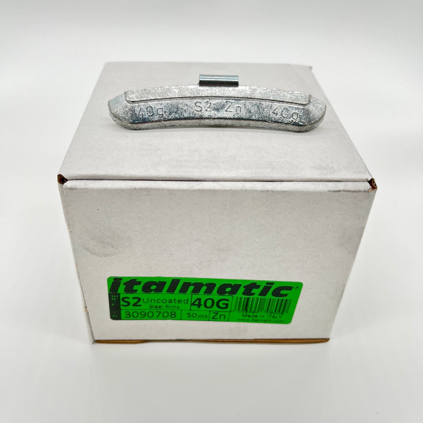 Italmatic - Contrappeso universale in zinco S/2 40 Grams 50 pcs.