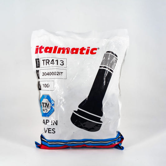 Italmatic - Valvola tubeless in gomma TR 413 (100 pz.)