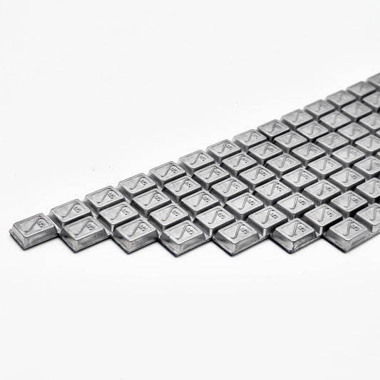 HOFMANN - Barretta Adesiva gr. 40 5gx8 (50 pz.) Silver cod. 5706-04000-701
