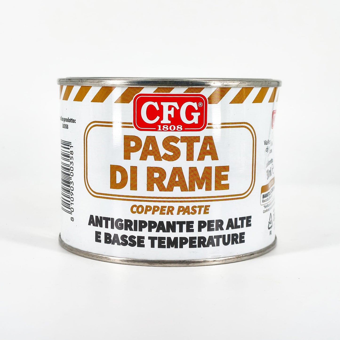 CFG 1808 PASTA DI RAME COPPER PASTE ANTIGRIPPANTE PERALTE E BASSE TEMPERATURE