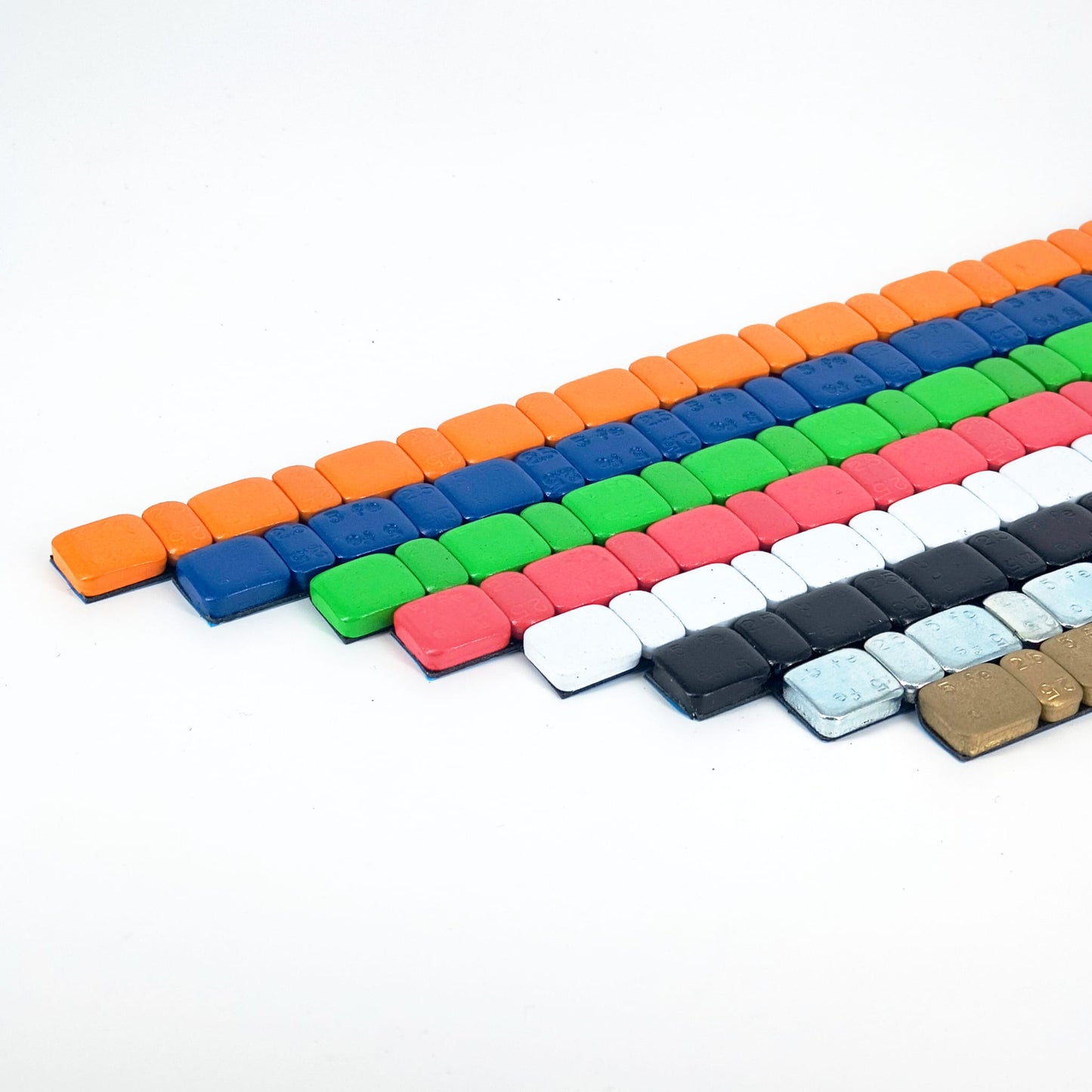 Italmatic - Barretta adesiva ferro multicolor per moto 45gr (5gx6 + 2,5gx6) - 15pz/sc.