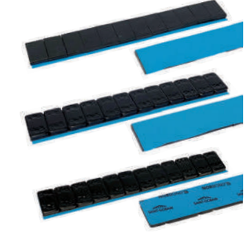 Italmatic - Barrette adesive in ferro rivestite nere 60gr (5 gr x 12) (100pcs)