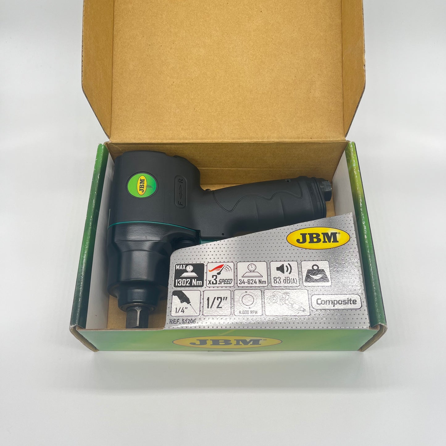 Avvitatore pneumatico mini da 1/2" Composite JBM