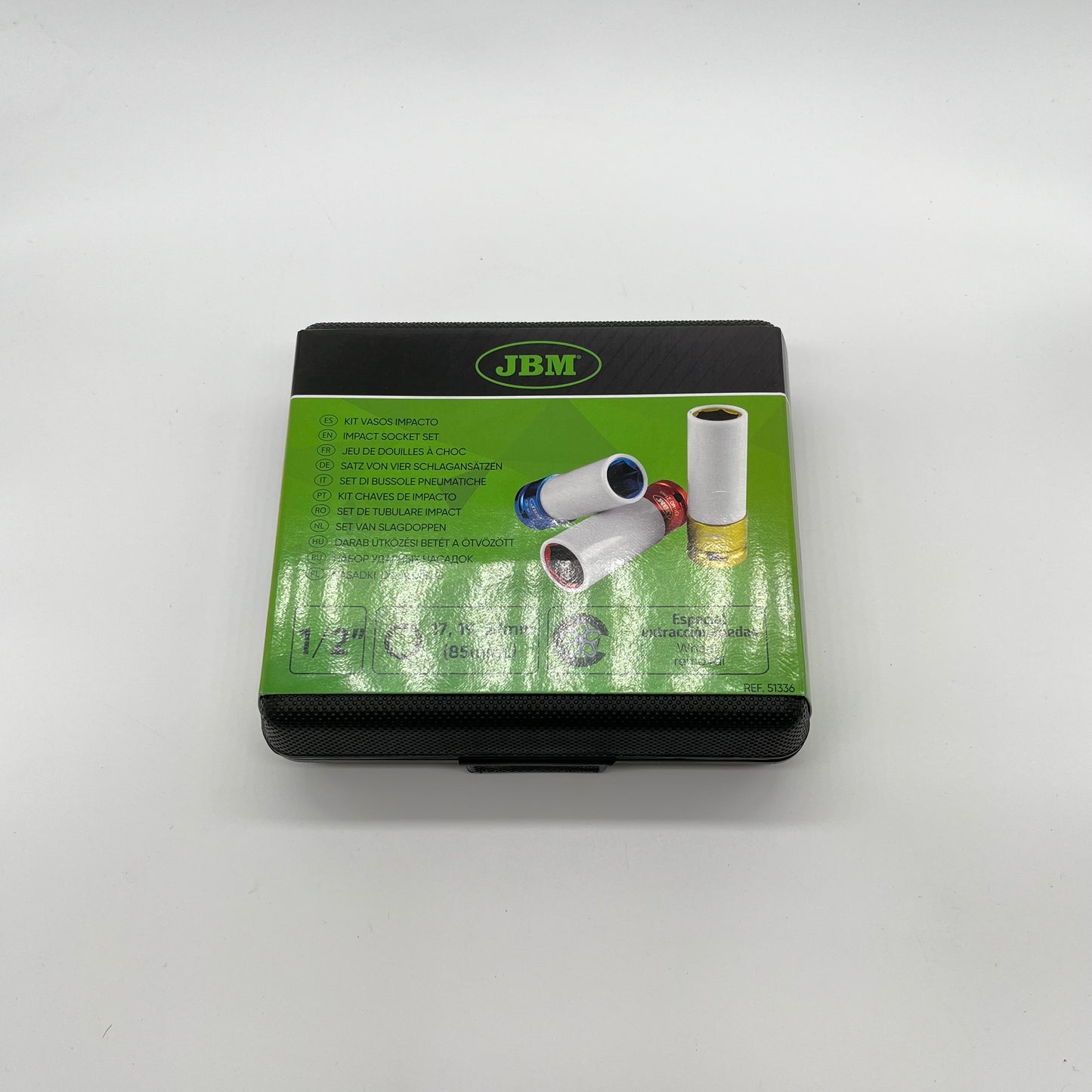 Set di 3 Bussole pneumatiche da 1/2" JBM