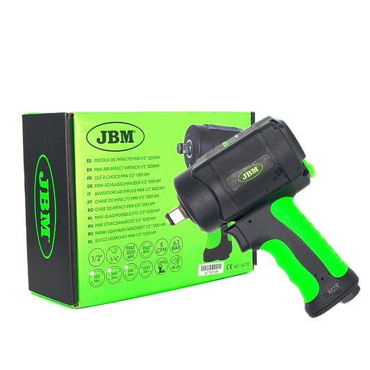 JBM -AVVITATORE PNEUMATICO MINI 1/2" 1200 NM cod. 54770