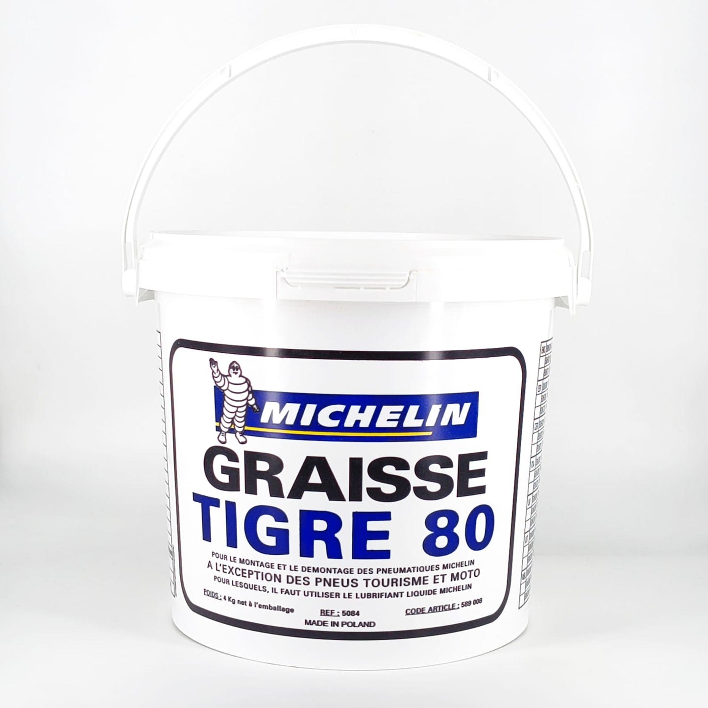 PASTA MONTAGGIO MICHELINE GRAISSE TIGRE 80 4KG cod. 589 008