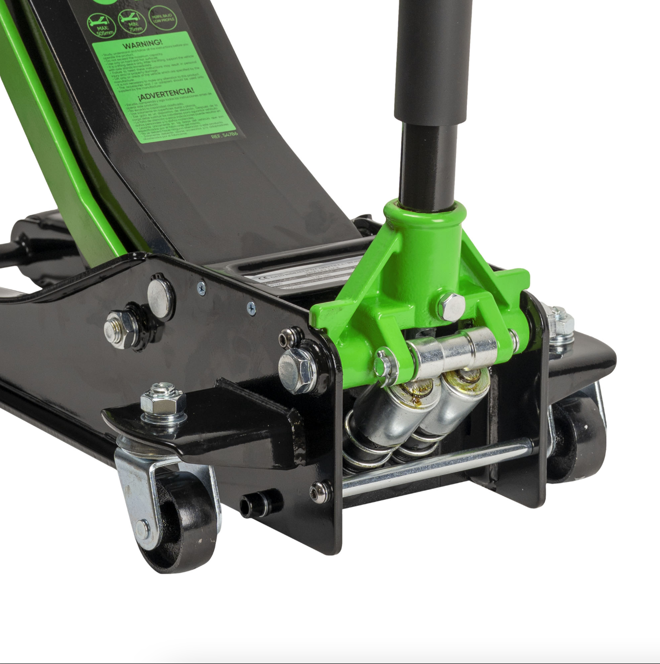 JBM - MARTINETTO IDRAULICO A CARRELLO 3T SPECIALE PER AUTO CON PIANALE BASSO COD. 54786