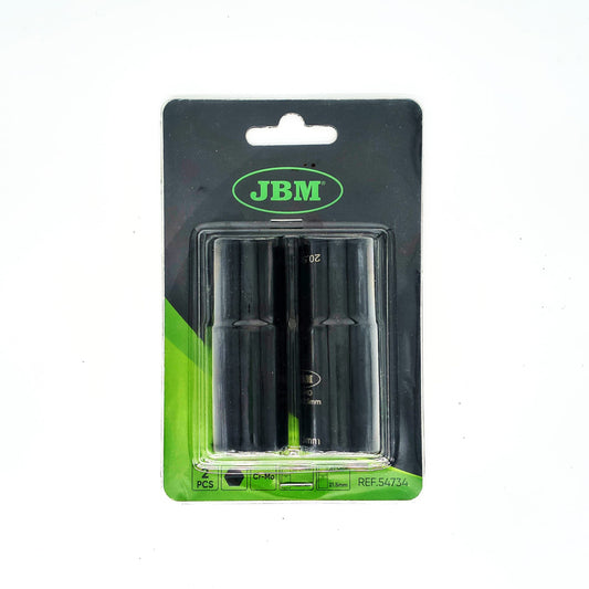 SET DI 2 CHIAVI A BUSSOLA A PERCUSSIONE DA Misure: 19,5 mm, 18,5 mm, 21,5 mm e 20,5 mm 1/2" PER RUOTE IN ALLUMINIO FORD cod. 54734