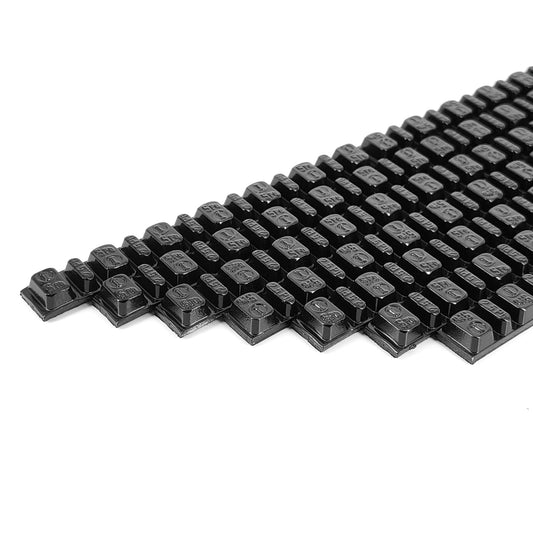 ITALMATIC - Barretta Adesivi 50 gr. MOTO ( 5x7 gr.+ 2,5x6 gr.) BLACK (100 pz.) cod.3060811B