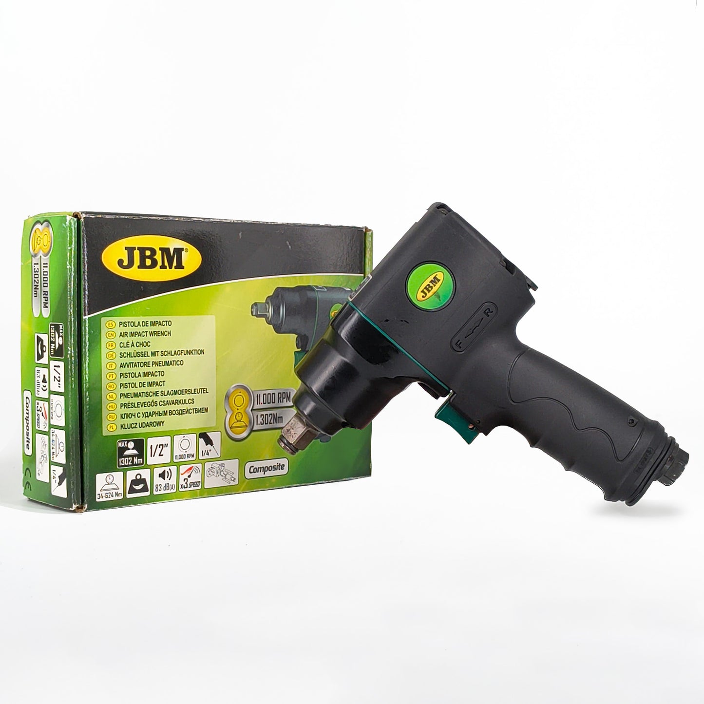 Avvitatore pneumatico mini da 1/2" composito JBM cod. 51206
